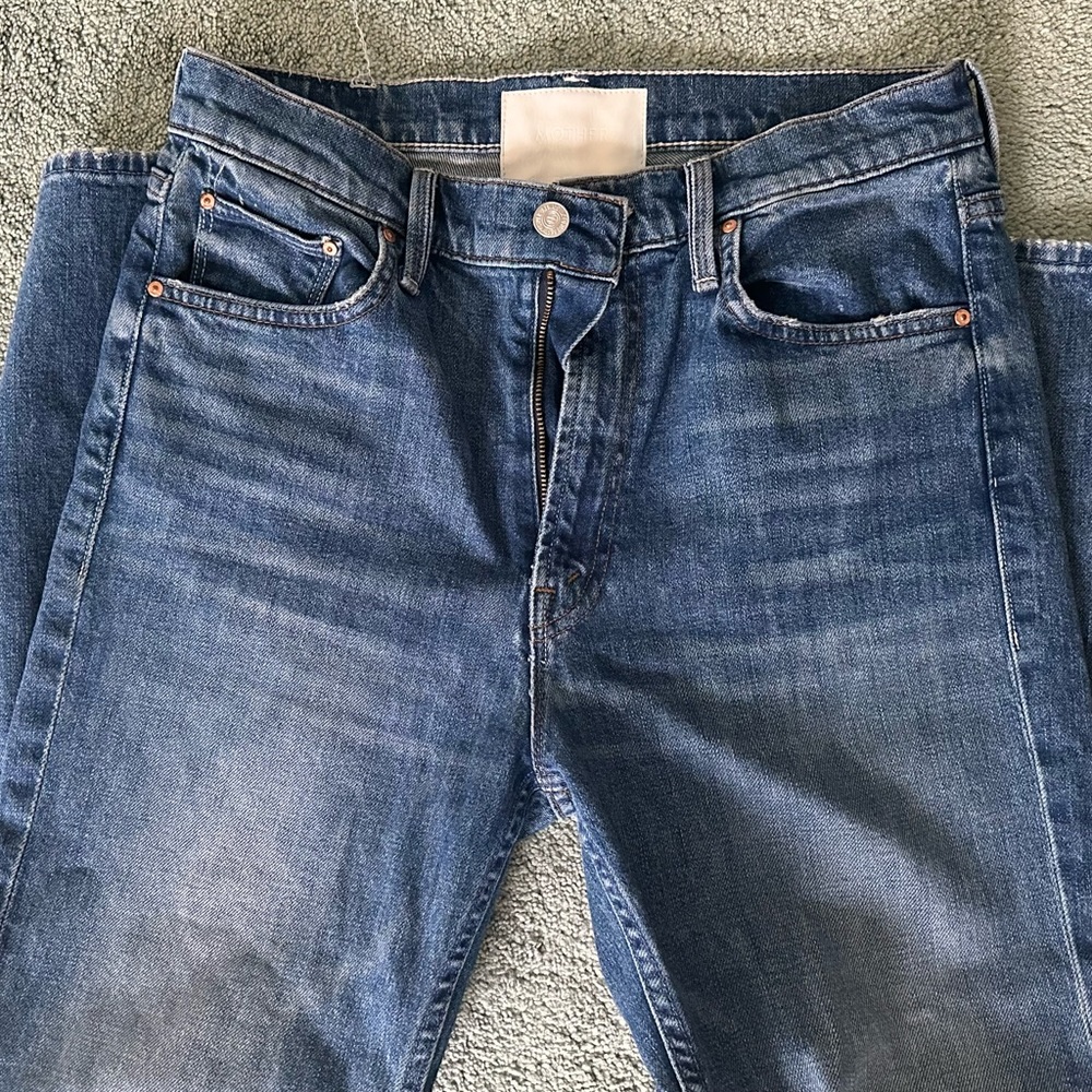MOTHER HIGH WAISTED RIDER ANKLE JEAN